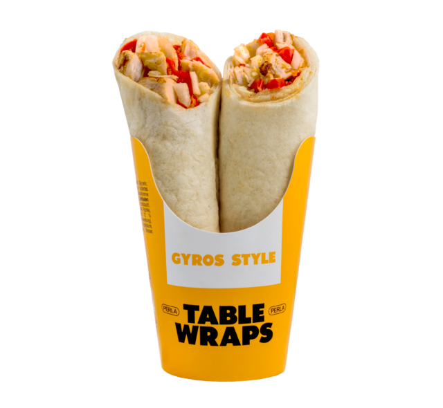 TABLE WRAPS GYROS STYLE